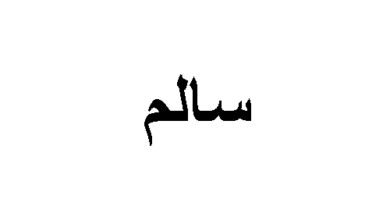 معنى اسم سالم