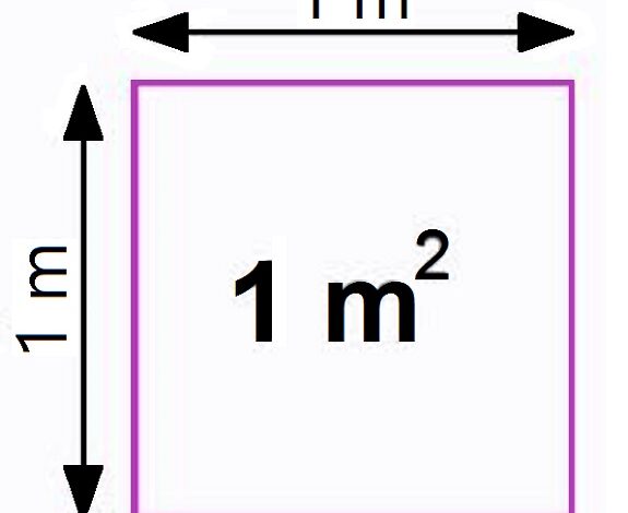 كيف احسب المتر المربع
