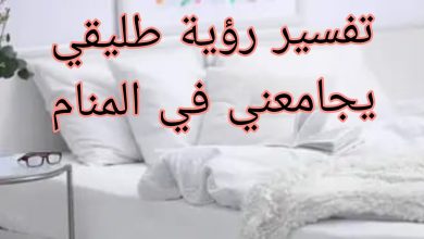 تفسير حلم العلاقة الحميمة مع الطليق